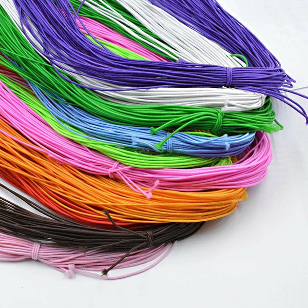 4 roll Elastic Stretch Thread colourful String Cord Bead Necklace Bracelet 0.8mm