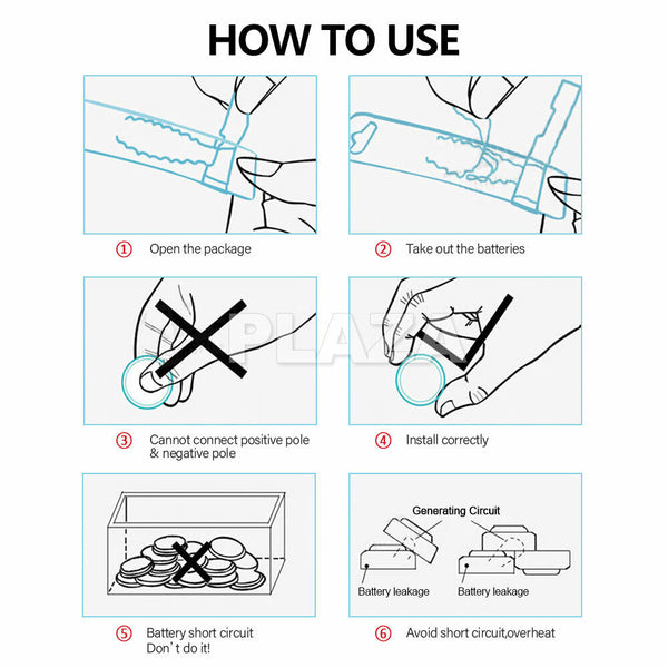 10X NEW CR2032 3V LITHIUM CELL BATTERY 5004LC 2032 BR2032 BUTTON BATTERIES OZ - Lets Party
