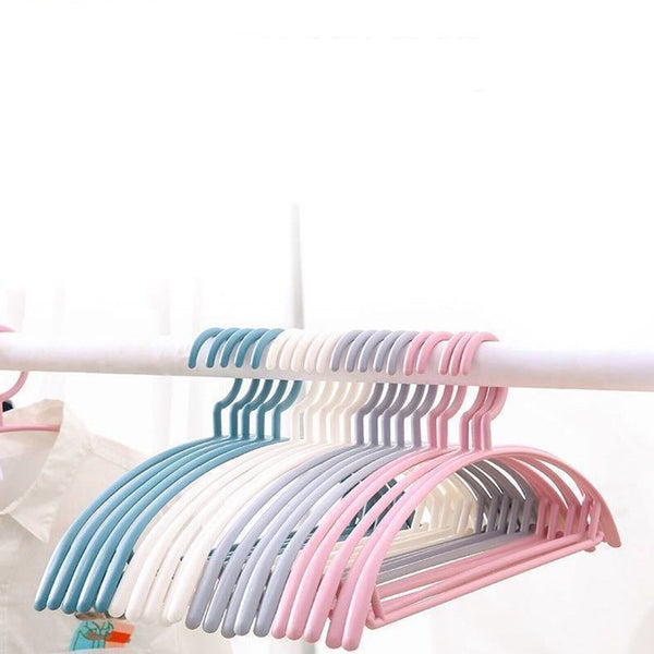 20x Clothes Pants Hanger Coat Non-slip Closet Organizer Storage Plastic AU - Lets Party