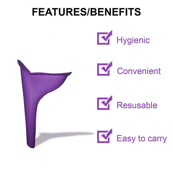 Portable Camping Female Her She Urinal Funnel Ladies Woman Urine Wee Loo Travel
