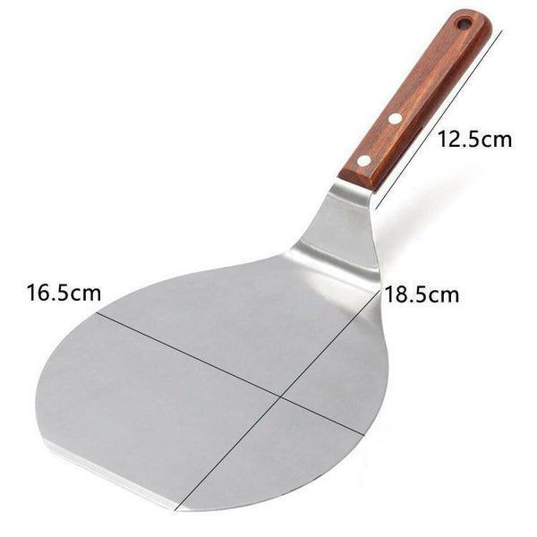 Pizza Shovel Spatula Peel Cake Stainless Steel Lifter Paddle Pancake Baking Tray