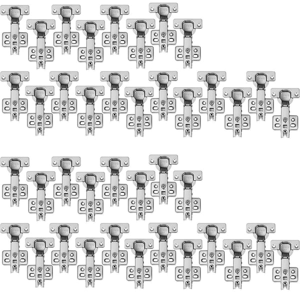 10/20/50PCS Door Hinge Cabinet Cupboard Hinges Soft Close Overlay Wardrobe Home