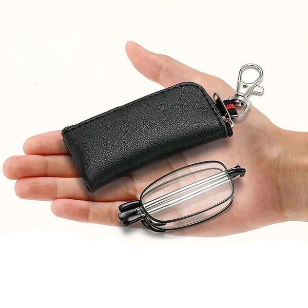 Universal Folding Reading Glasses Magnify Presbyopic Case Unisex 1.5 2 2.5 AU