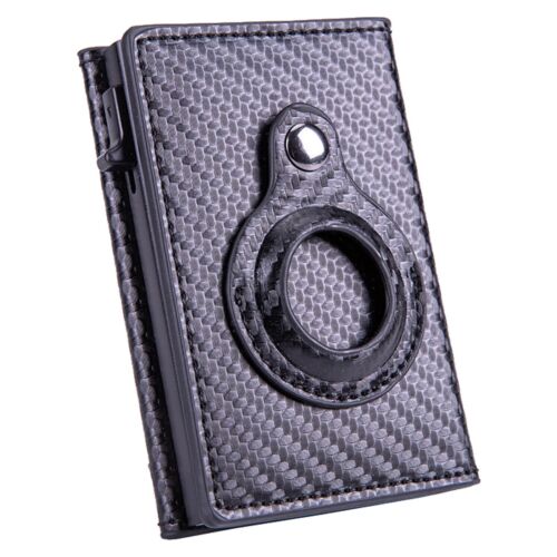 For Airtag Wallet PU Leather Credit Card Money Holder AirTag Case Air Tag Cover