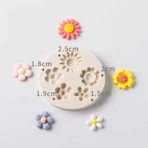 Daisy Silicone Cake Decor Mould Fondant Sugarcraft Chocolate Baking Resin Mold