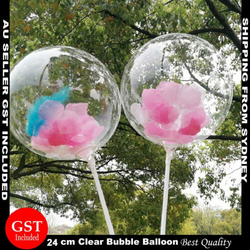 60cm Clear Large Roubd BOBO Bubble Balloons Transparent Wedding Party Decoration