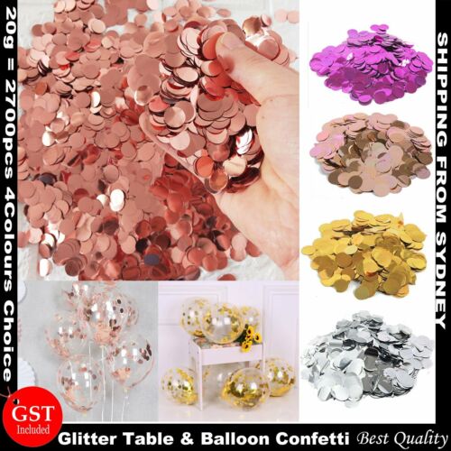 2700PCS Metallic Glitter Table Confetti Party Birthday Wedding Balloon Sequins A