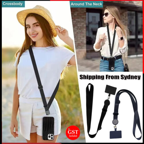 Universal Mobile Phone Lanyard Crossbody Hanging Neck Strap Patch Cord Rope