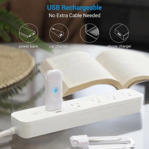 LED Clip On Book Reading Light Lamp USB Rechargeable Flexible Lights For Reading