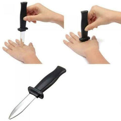 Tricky Disappearing Knife Fake Prank Blade Novelty Trick Stage Toy Prop Game
