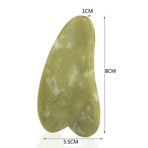 Natural Guasha Facial Jade Face Body Care Gua Sha Board Massager Tool Set - Lets Party