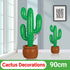 Cactus Decorations Party Mexican Cowboy Supplies Prop Inflatable Blow Up Western