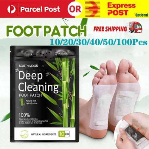 100 Pack Detox Foot Patches Pads Natural plant Toxin Removal 100 Sticky Adhesive - Lets Party
