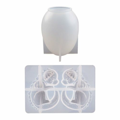 Silicone 3D Dragon Resin Epoxy Mold Egg Jewelry Keychain Casting Mould Craft DIY