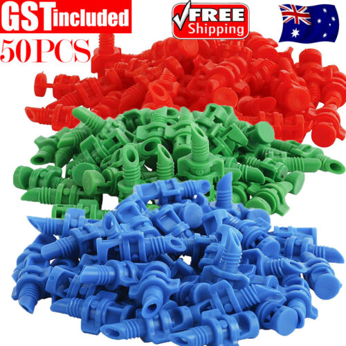 50 X Micro Spray Jets Watering Spray Misting Nozzle Sprinkler Irrigation