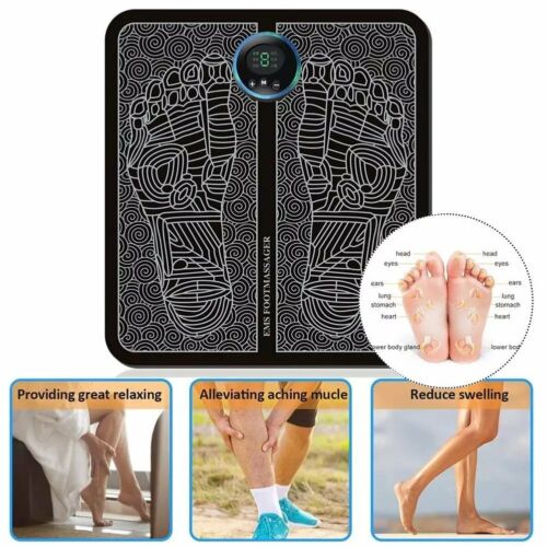 EMS Electric Foot Massager Mat Relax Muscle Stimulator Leg Shaping Massage Pad - Lets Party