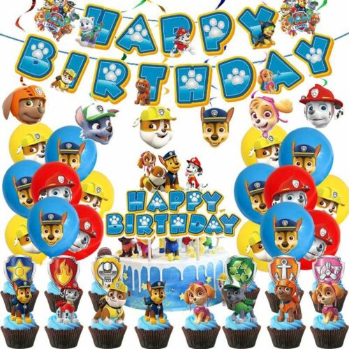 Paw Patrol Party Set Party Supplies Tableware Kids Children Birthday Decoration - Lets Party