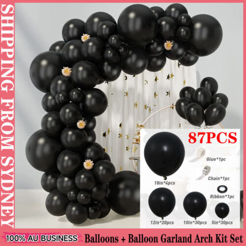 87pcs Birthday Party Balloon Arch Set Garland Decoration Wedding Baby Shower