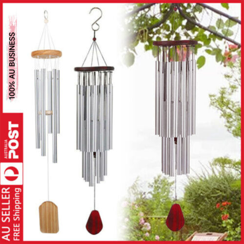 Large Deep Tone Wind Chimes Bell Hanging Windchimes Outdoor Garden Home Decor AU
