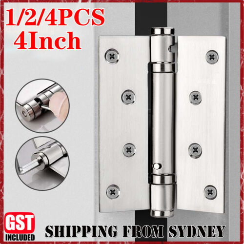 Stainless Steel Door Spring Hinges Single Action Adjustable Self Closing Spring
