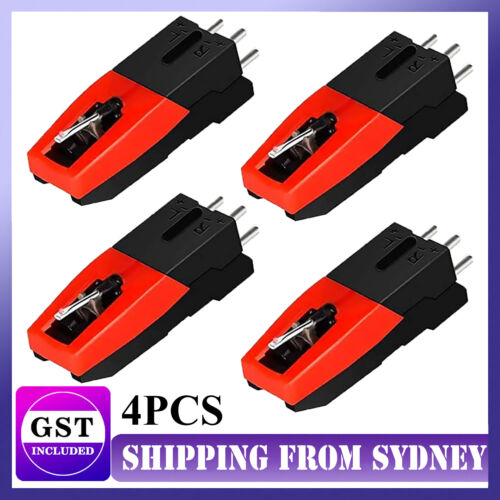 4X Turntable Diamond Stylus Needle for LP Record Player Phono Ceramic Cartridge