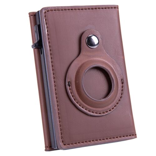 For Airtag Wallet PU Leather Credit Card Money Holder AirTag Case Air Tag Cover