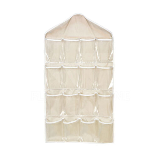 Pocket Shoe Holder Bag Organiser Over Door Hanging Shelf Rack Storage Hook