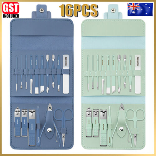 1/2Sets Tools Pedicure Kit Stainless Steel Nail Grooming Clippers Manicure NewAU