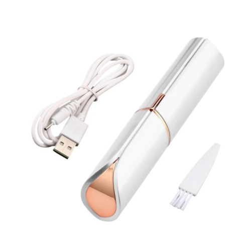 Face Facial Finishing Touch Skin Women Painless Hair Remover USB Charge Trimmer - Lets Party