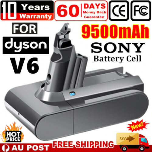 9500mAh Battery For Dyson V6 DC58 DC59 DC61 DC62 Animal SV03 SV04 SV06 SV09 DC72 - Lets Party