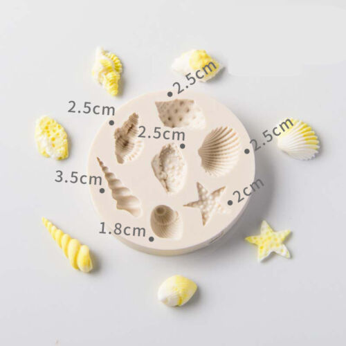 Sea Beach Nautical Animals Mermaid Silicone Fondant & Chocolate Mould Mold