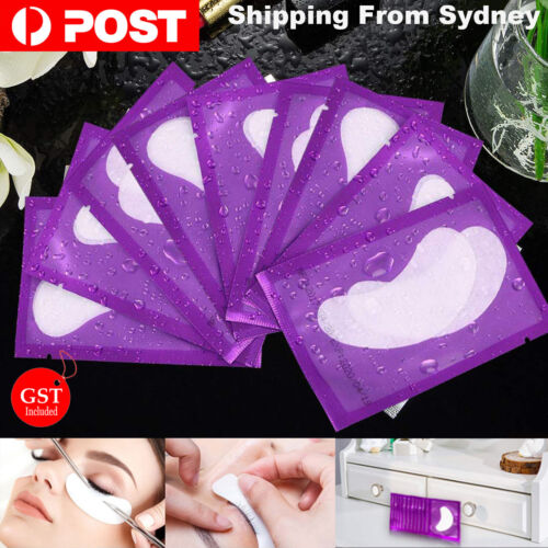 2000 x Under Eye Curve Eyelash Pads Gel Patch Lint Free Lash Extension Beauty AU