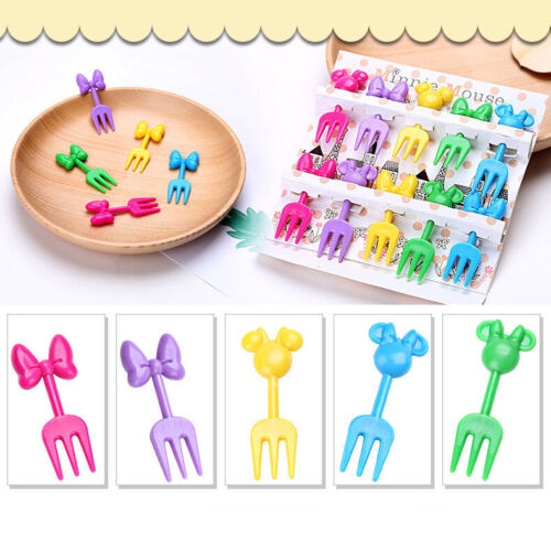 56Pc Mini Kids Animal Food Fruit Picks Forks Lunch Box Accessory Decor Tool - Lets Party
