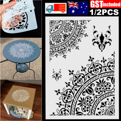A4 Craft Mandala Stencils Template For Walls Painting Scrapbooking Stamping Art