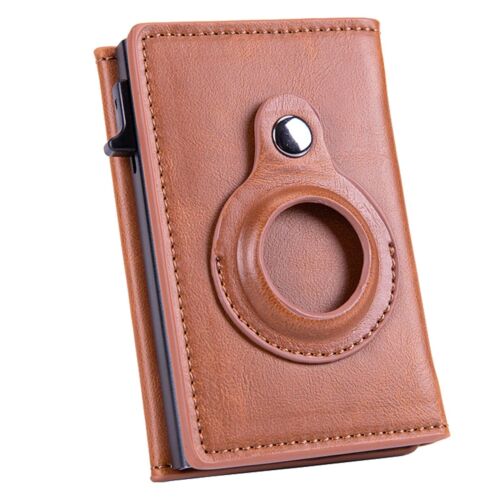 For Airtag Wallet PU Leather Credit Card Money Holder AirTag Case Air Tag Cover