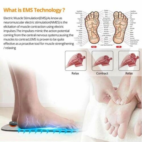 EMS Electric Foot Massager Mat Relax Muscle Stimulator Leg Shaping Massage Pad - Lets Party