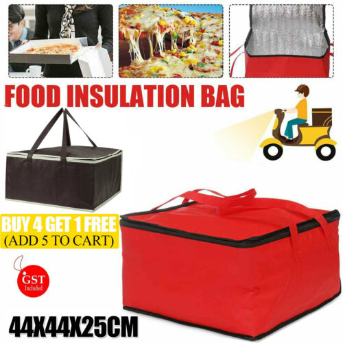 Delivery Bag Pizza Bags Insulated Thermal Hot Cold Food Storage Carrying Case AU