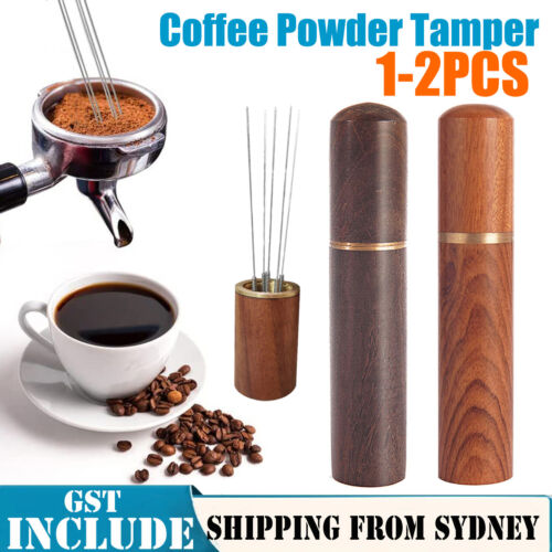Stainless Steel Espresso Coffee Stirrer Tool Needle Type Distributor Tamper