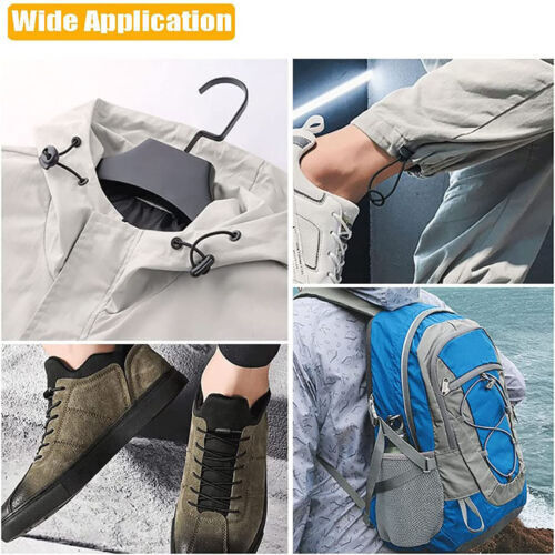 Double Hole Cord Lock Apparel Barrel Toggle Stopper Spring Stop Lock AUS