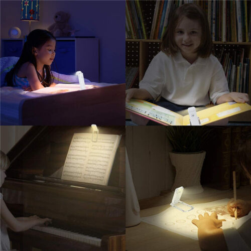 LED Clip On Book Reading Light Lamp USB Rechargeable Flexible Lights For Reading