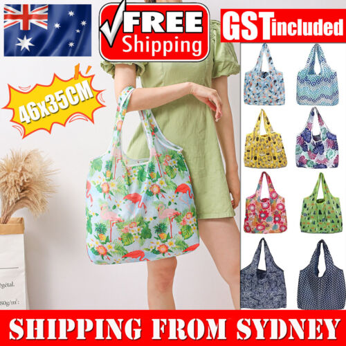 Reusable Foldable Waterproof Shopping Bags Eco-Friendly Foldable Handle Grocery