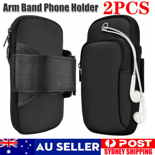 Mobile Phone Holder Bag Arm Band Sports Running Jogging Gym Exercise Pouch Case