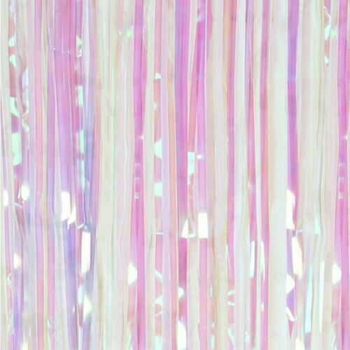 Metallic Tinsel Curtain Foil 2m 3m Backdrop HenParty Birthday Wedding Decoration