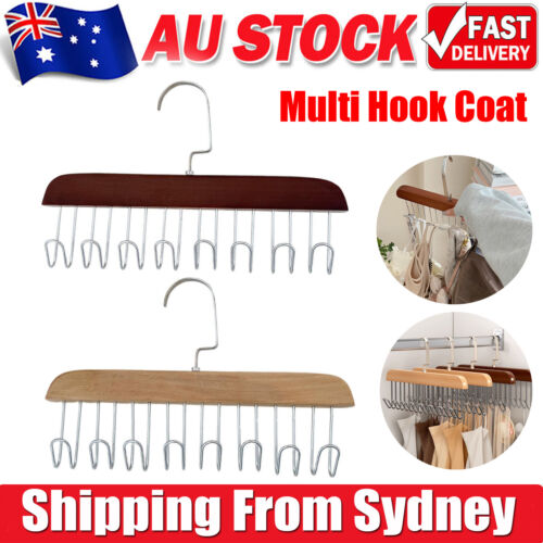 Anti Slip Multi Hook Coat Hanger Bra Hanger Scarf Organizer Space Saving Hanger