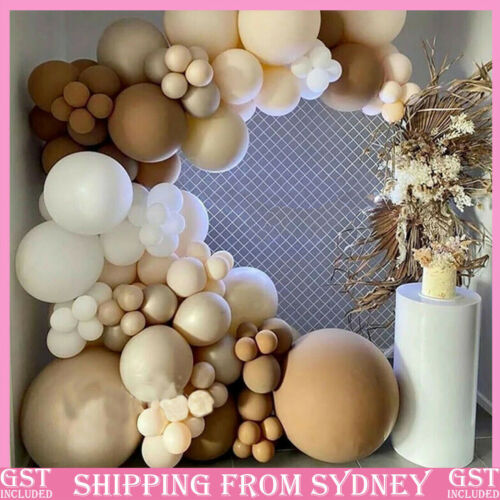 122X Coffee Balloon Arch Garland Kit Baby Shower Wedding Birthday Party Decor AU