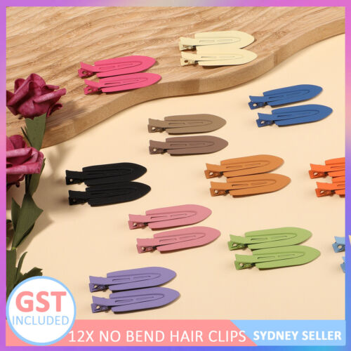 12x Malalon No Bend Hair Clip Makeup No Crease Hair Clip Hair Styling Bang Clip