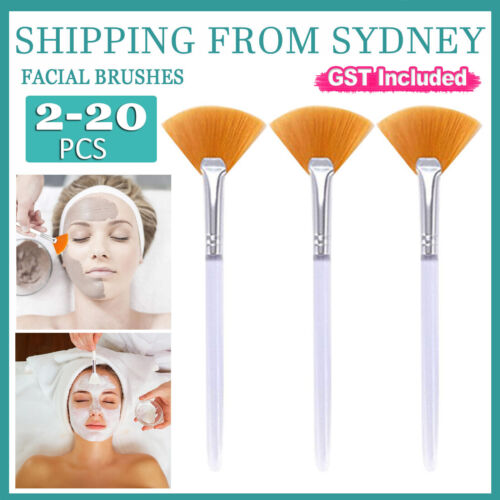 UP 20PCS Fan Brushes Facial Brushes Soft Makeup Brush Cosmetic Applicator Tools - Lets Party