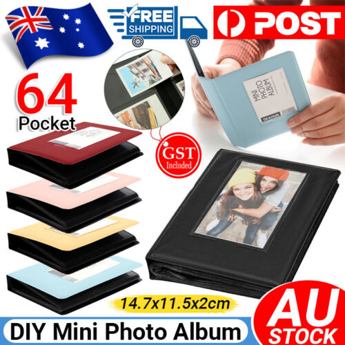 64 Slots Photo Album For FujiFilm Instax Mini Polaroid Fuji Film Camera 7 8 9 11