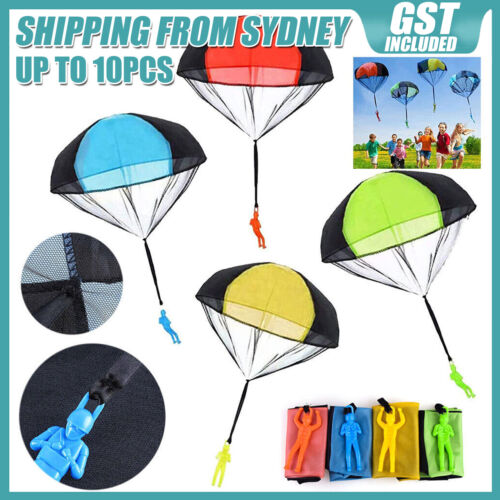 Hand Throw Sports Plane Outdoor Game Kid Ball Flying Mini Parachute Toy