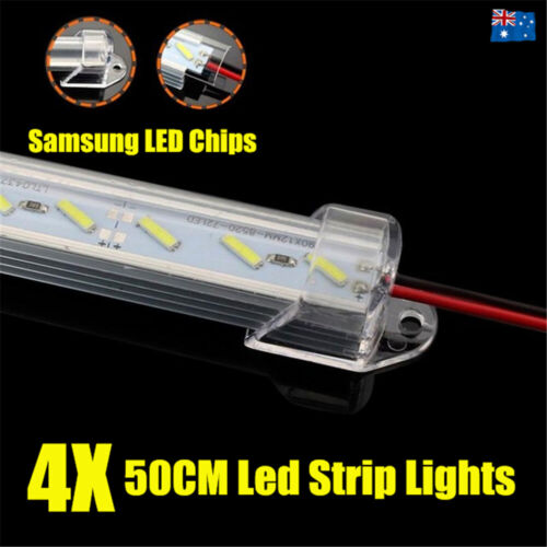 4X 50CM 12V 8520 36 LED STRIP LIGHT BAR CARAVAN 4WD CAMPING BOAT TENT FISHING AU